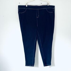 Torrid Jeans Plus Size 5X Short Dark Wash Lean Jean Super Soft NEW